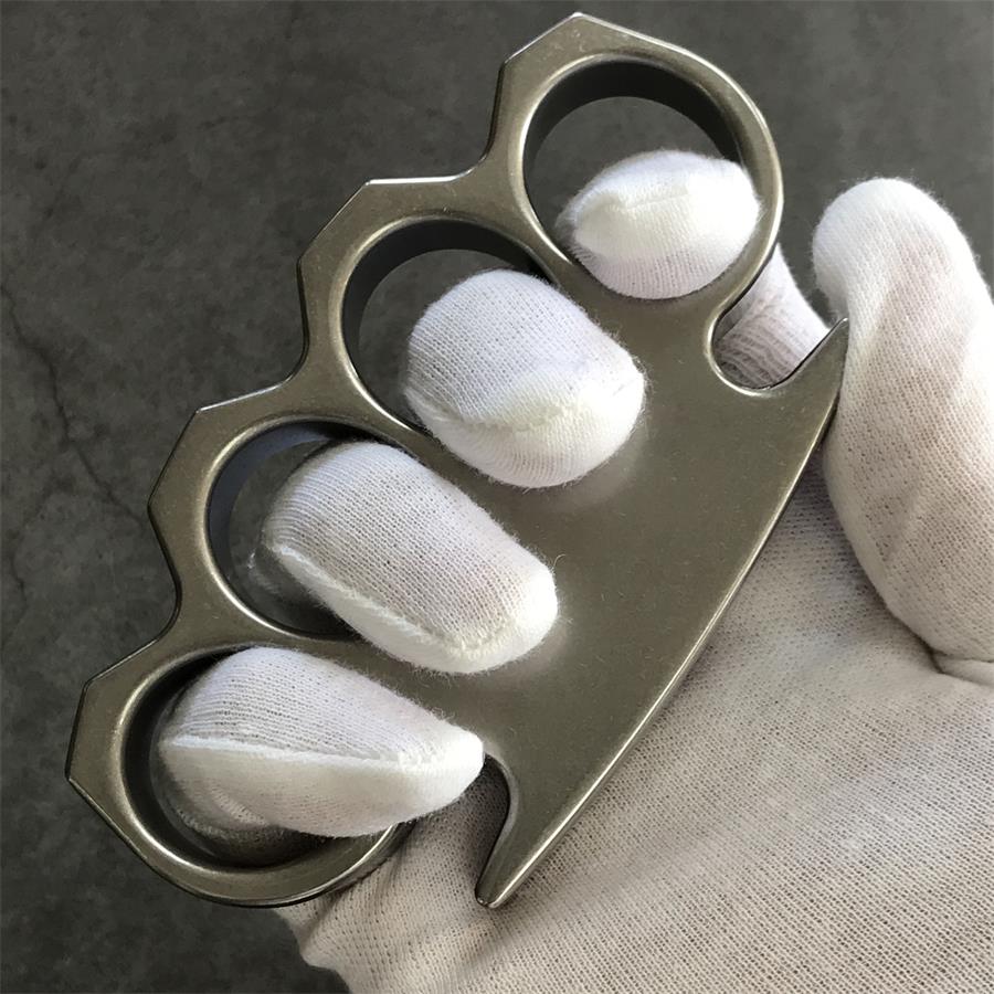 The KING Stonewashed Steel Knuckle Dusters