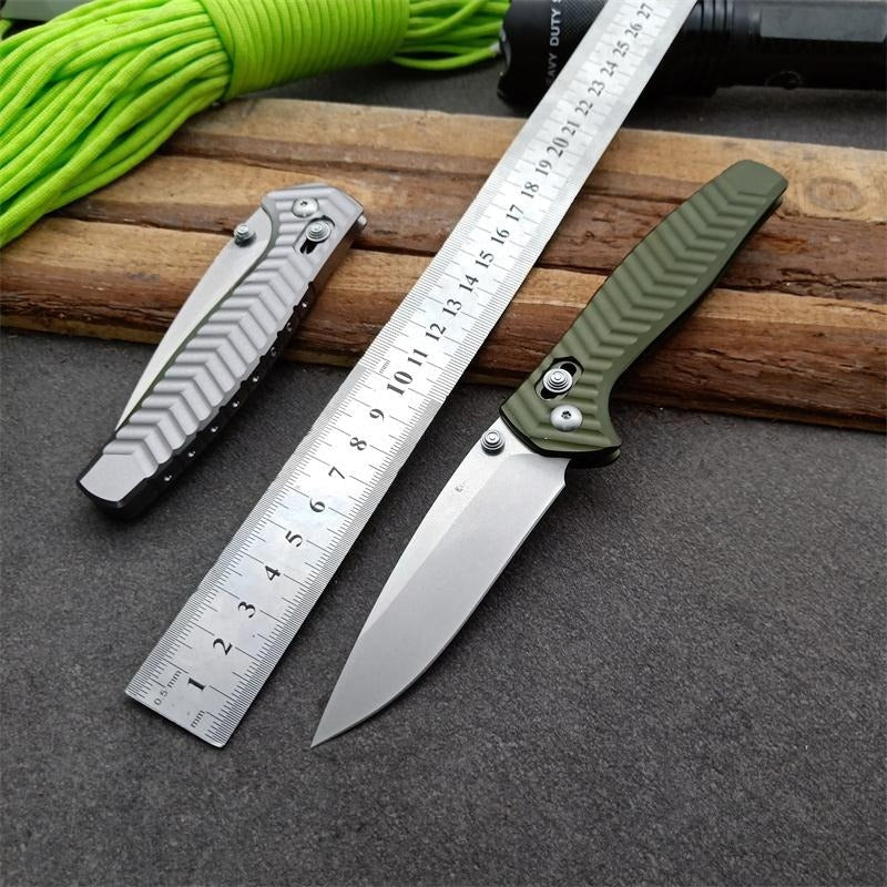 BM781 Green D2 Steel Folding Outdoor Tool