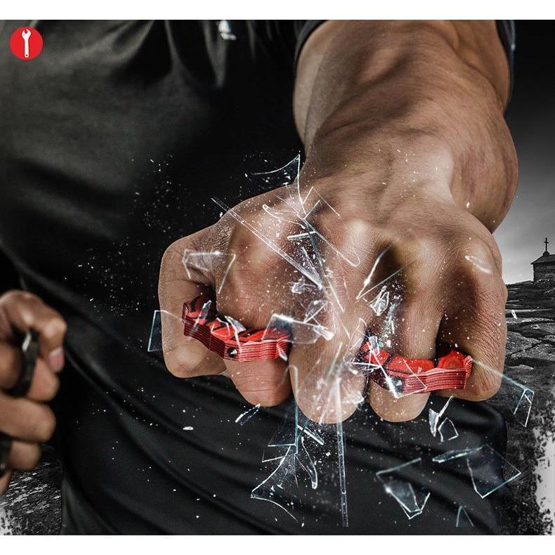 2019 Ultra-light G10 Material Seahorse Three Finger Spiked Brass Knuckles