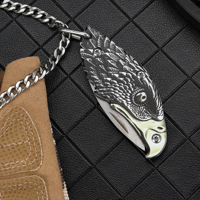 Eagle Folding Outdoor Portable Keychain Pendant Decoration EDC Tool