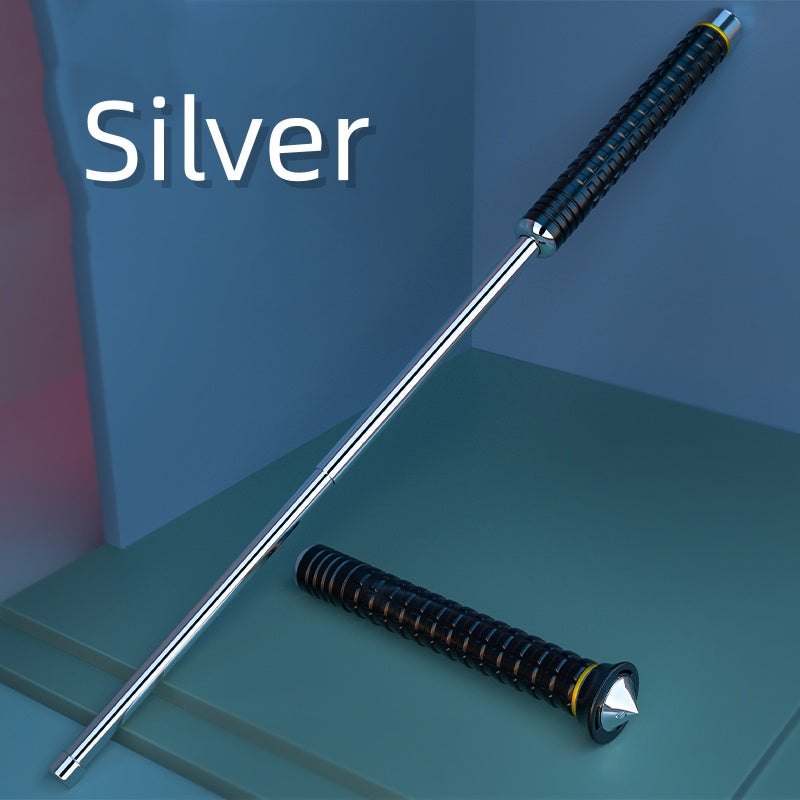 Solid expandable baton, self-defense weapon, legal car-mounted telescopic baton, dog-beating stick, baton, stick for blocking knives