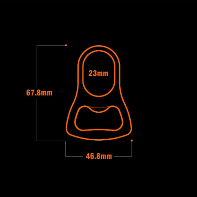 Titanium Alloy Open-bottle Stone Washing and Sand Blasting Backpack Tool