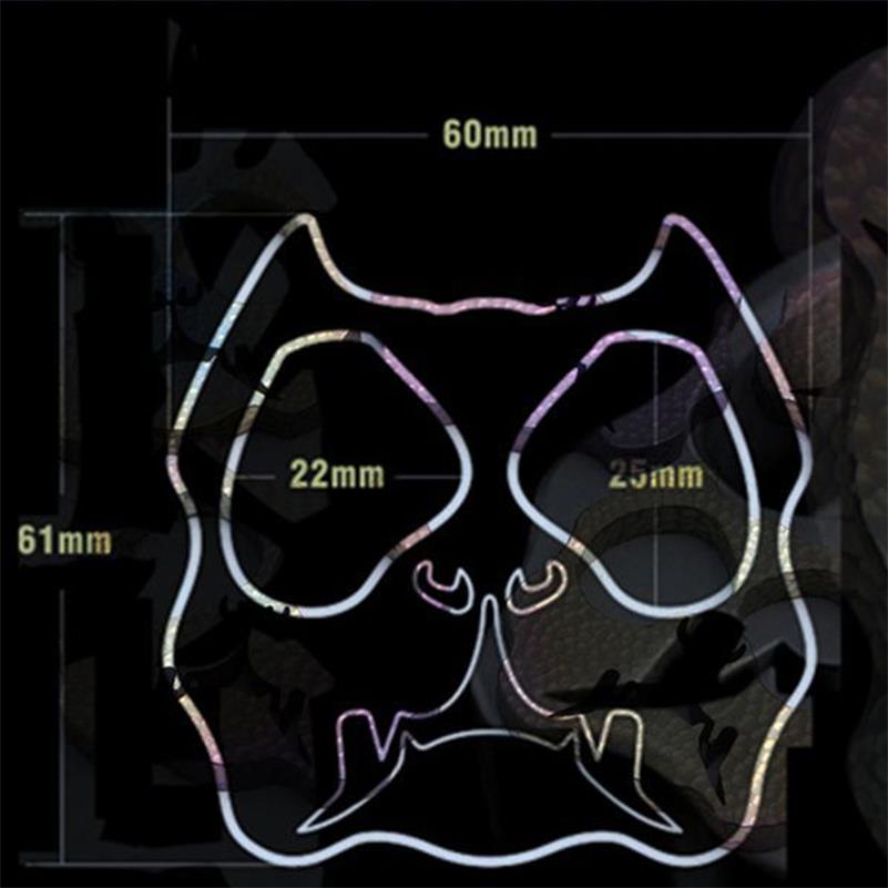 Dog Head Titanium EDC Decoration Outdoor Tool