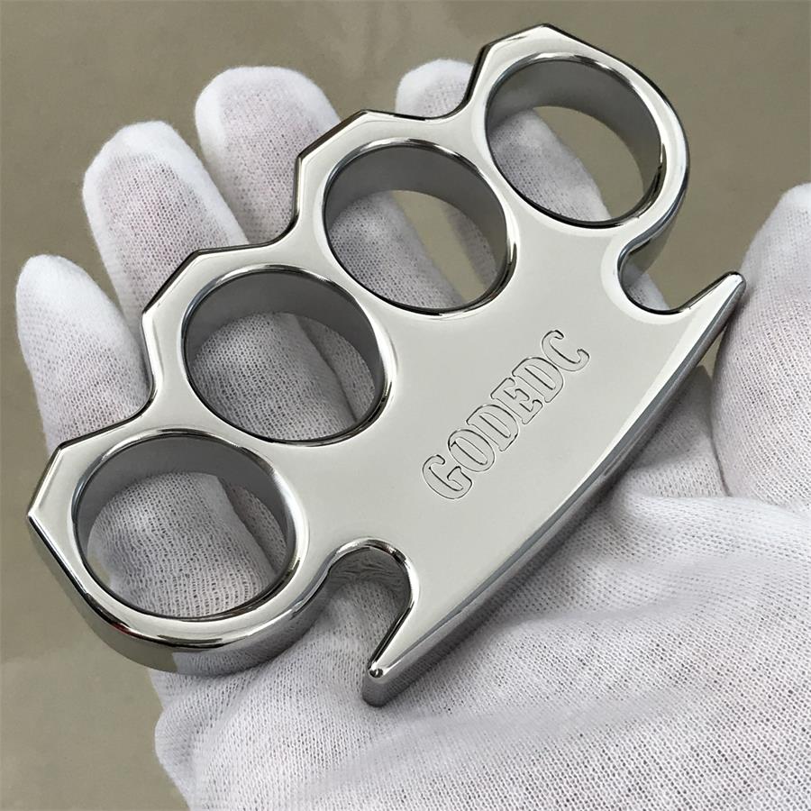 The King GODEDC Solid Classic Mirror Steel Knuckle Duster