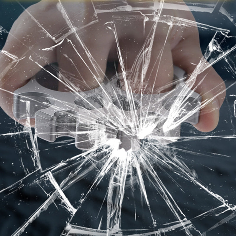 Skull Multifunctional EDC Tool with Surface Silver Titanium Plating