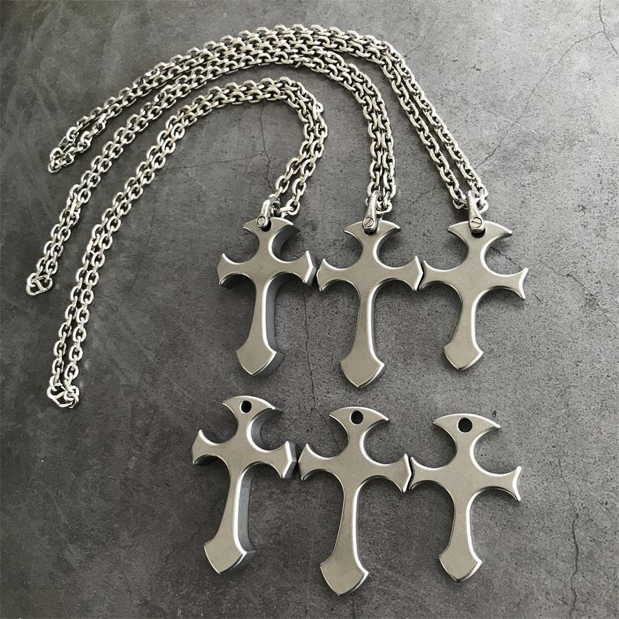 Outdoor Titanium Cross Pendant EDC Tool