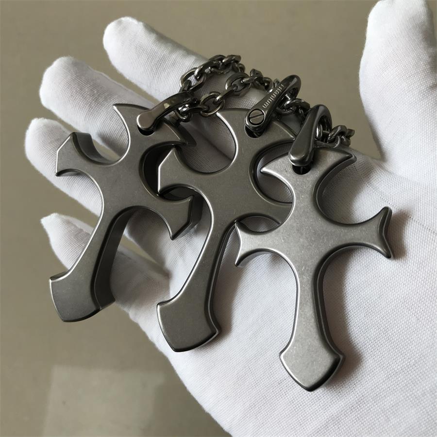 Outdoor Titanium Cross Pendant EDC Tool