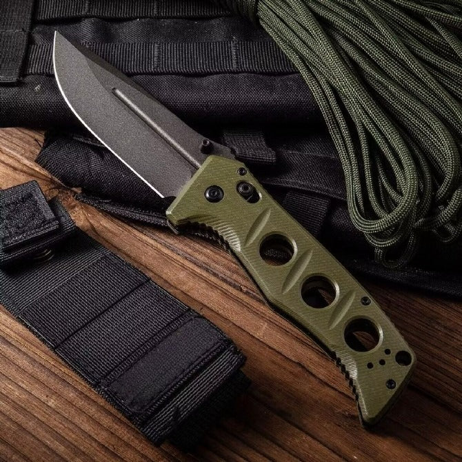 BM275SFE-2 G10 D2 Steel Titanium Coated Outdoor Folding Tool