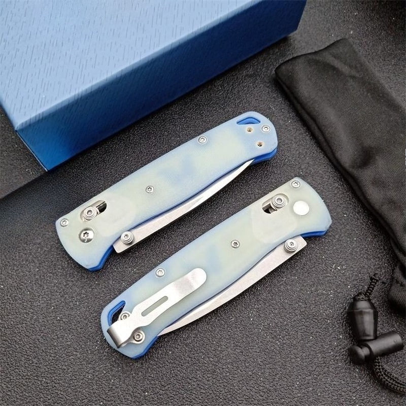 BM535 Gradient Blue G10 Handle S30v Outdoor Folding Tool