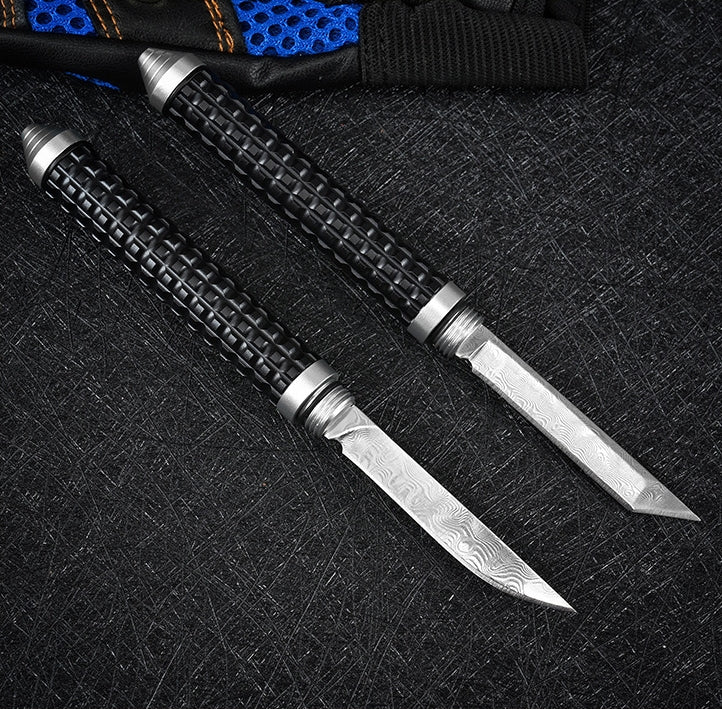 Mini Damascus Pen Multifunctional Pocket Tool