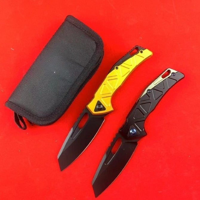 FX552 Black Titanium Coated Aviation Aluminum Handle Outdoor Folding Tool