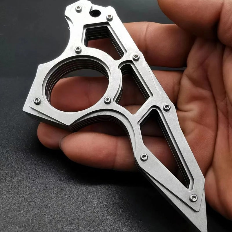 Dragon Teeth-Steel Outdoor Single Hole EDC Tool