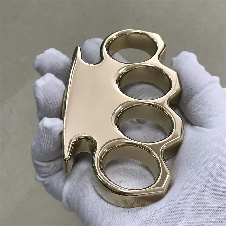 The KING Mirror Polished Brass Knuckle Duster Classic Style