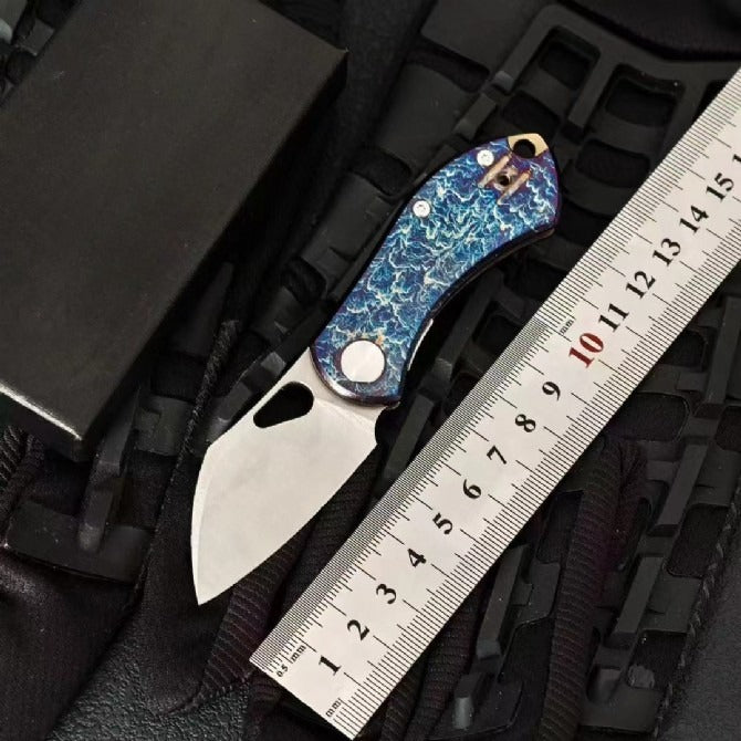 Titanium Alloy Lightning Pattern Folding Outdoor Tool