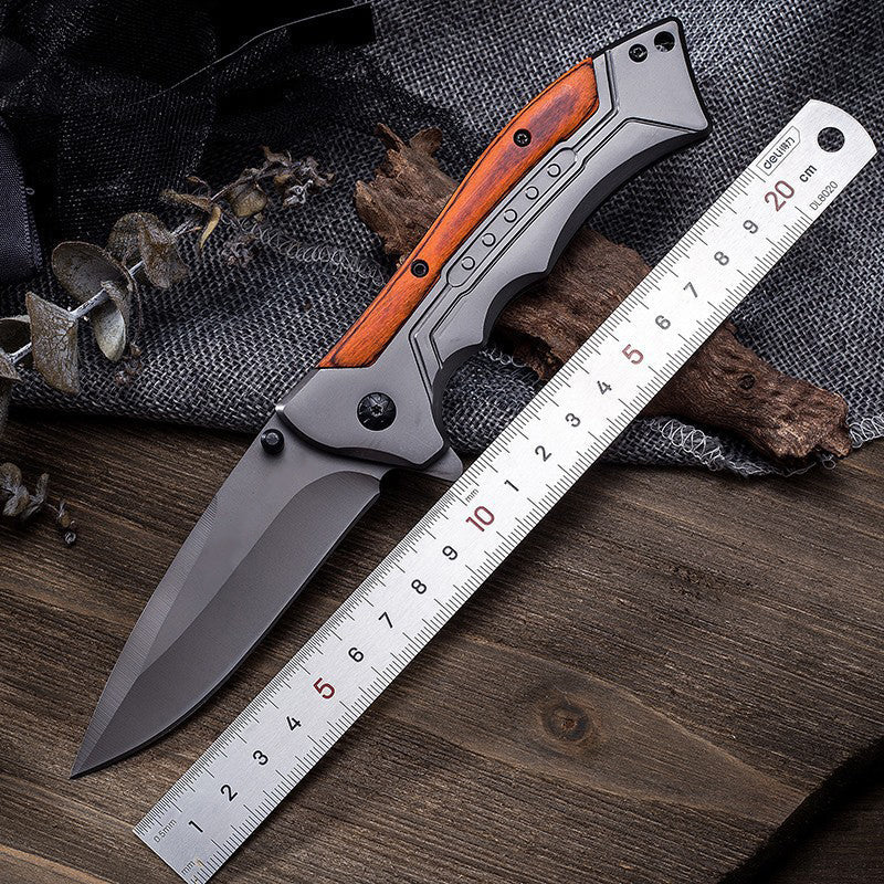 Outdoor Folding 59 HRC acid branch wood Pocket EDC Tool