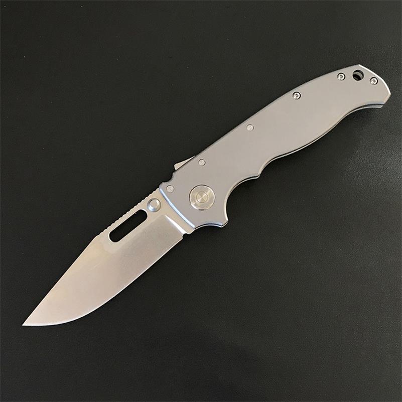Outdoor Titanium Alloy Folding Silver Pocket Tool