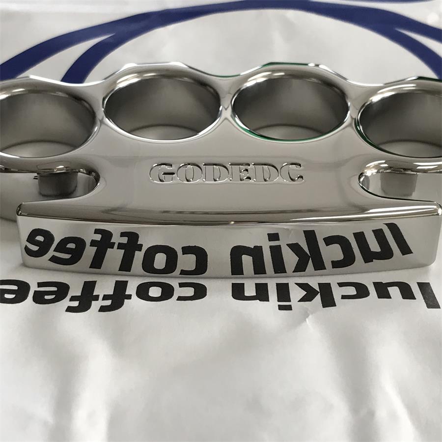 The King GODEDC Solid Classic Mirror Steel Knuckle Duster