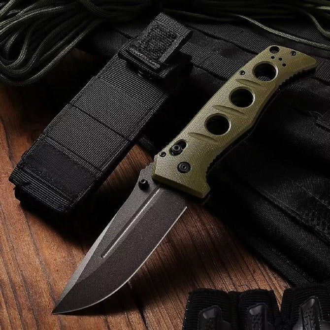 BM275SFE-2 G10 D2 Steel Titanium Coated Outdoor Folding Tool