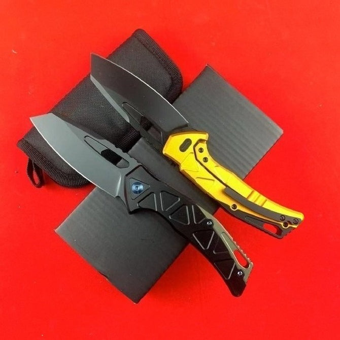 FX552 Black Titanium Coated Aviation Aluminum Handle Outdoor Folding Tool