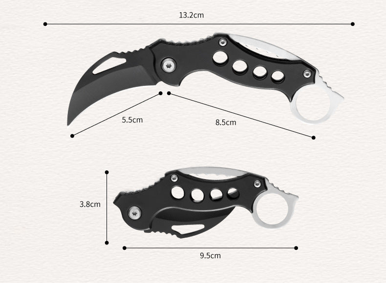 Outdoor Black Bird Portable Folding EDC Tool