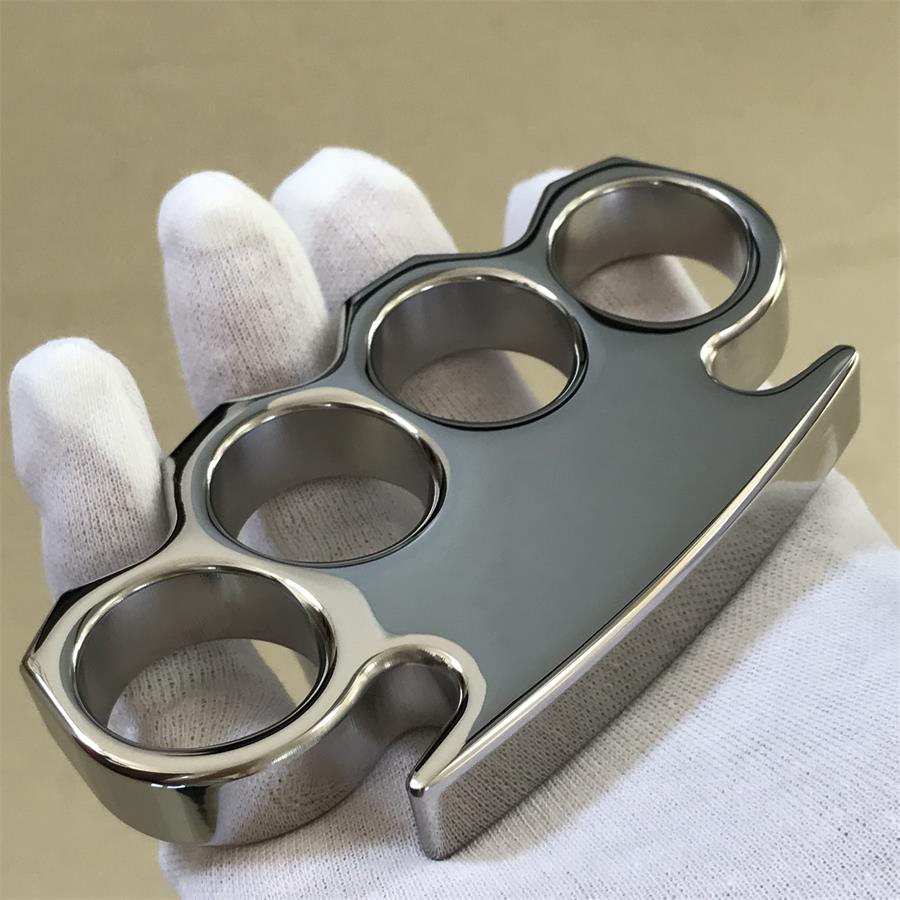 The King Classic Mirror Steel Knuckle Duster Self Defense EDC Tool