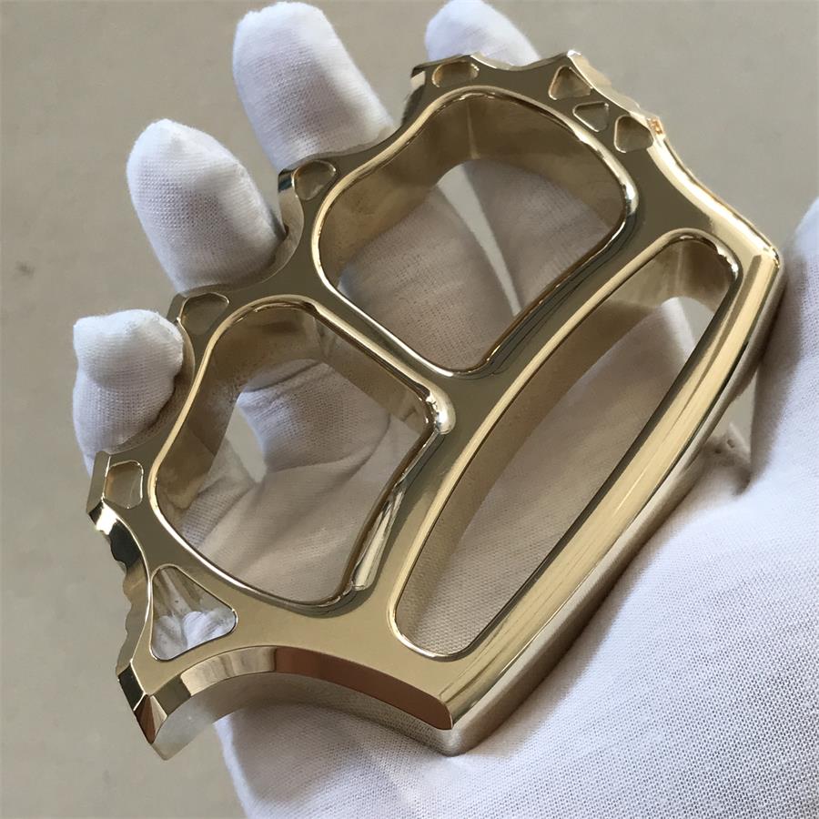 Thickened Solid Brass Knuckle Duster Broken Window EDC Tool