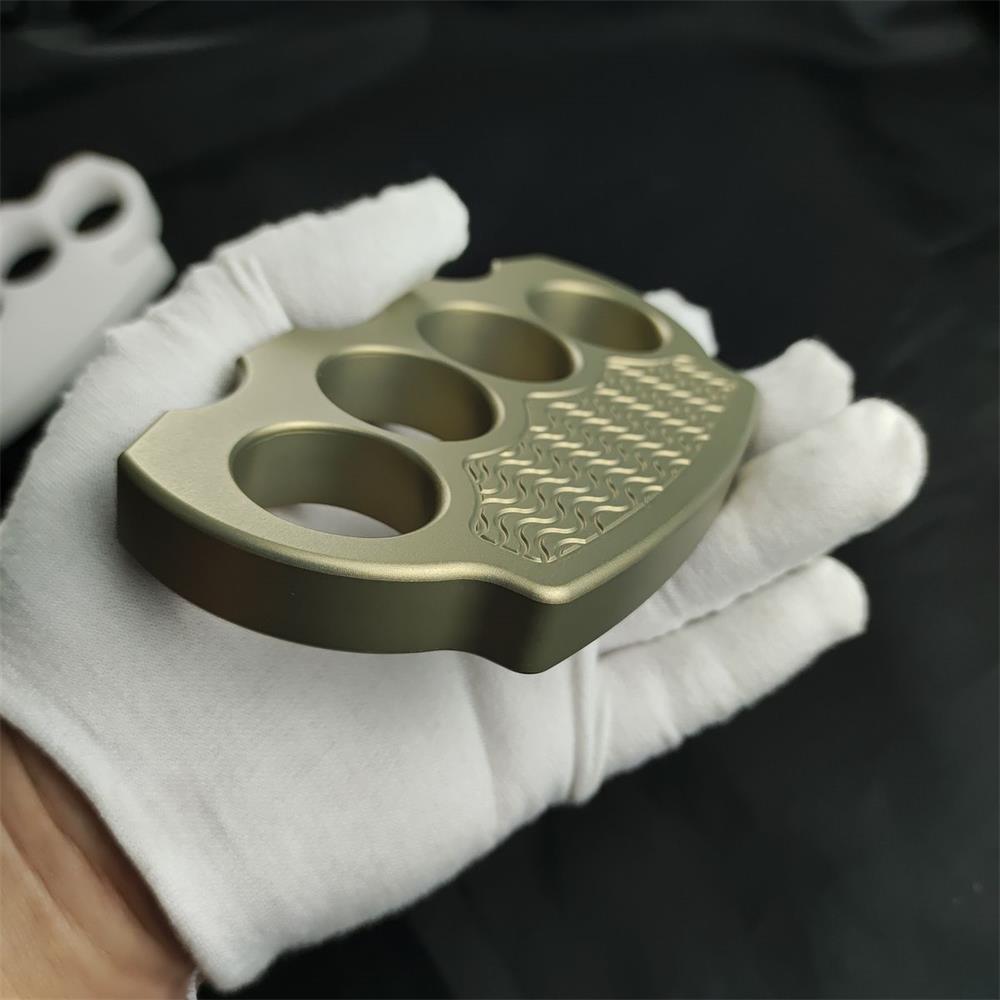 Solid Aluminum Knuckle Boxing Broken Window Self Defense EDC Tool