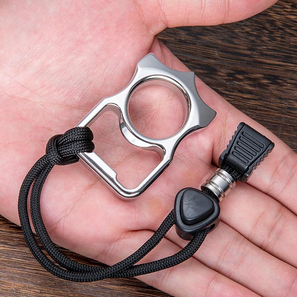 2023 New Full 304 Stainless Steel EDC Knuckle Single Finger
