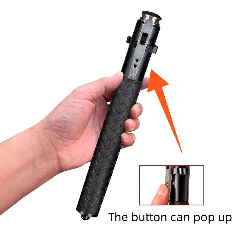 Telescopic spring baton, expandable baton, automatic baton, self-defense, automatic pop-up, outdoor self-defense
