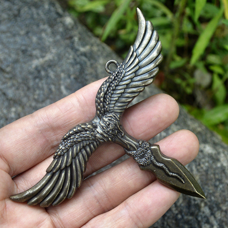 Outdoor Eagle Sheep Shape Travel Keychain