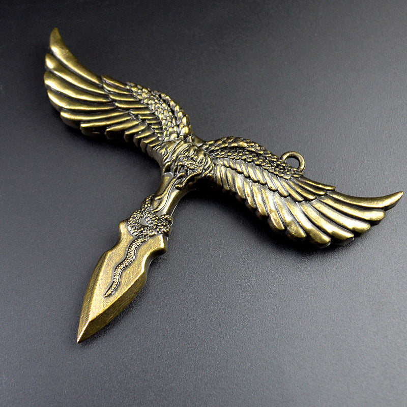 Outdoor Eagle Sheep Shape Travel Keychain