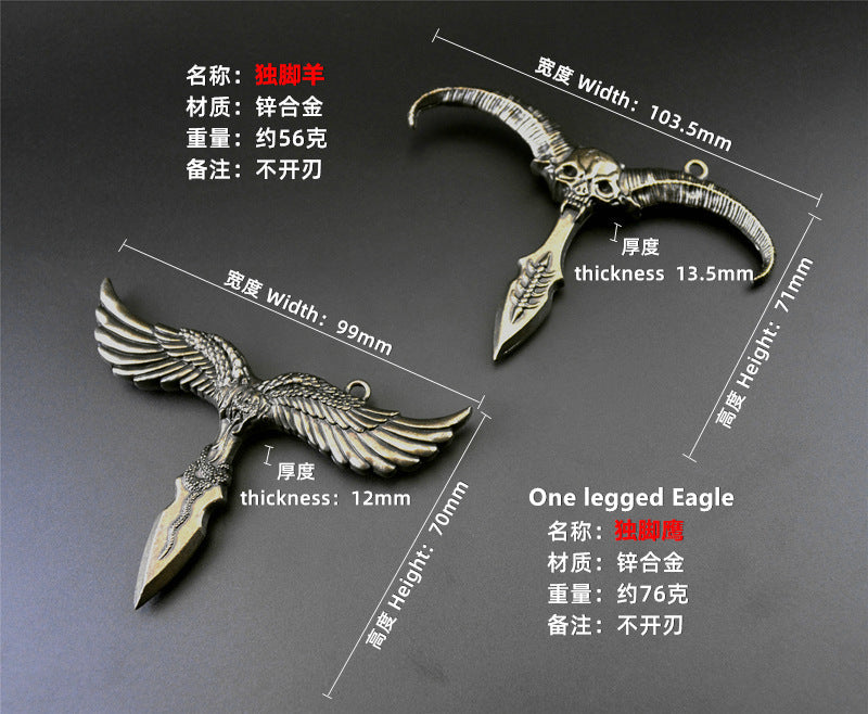 Outdoor Self-defense Knuckle Duster Travel Broken Window Survival Hammer with The Car Boxing Finger Tiger Charm Keychain