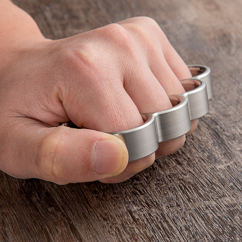 Stainless Steel Old Lincoln Tactical Brass Knuckles