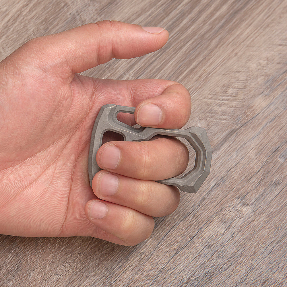 2025 New Single Finger Brass Knuckle Stainless Steel - Cakra EDC Gadgets