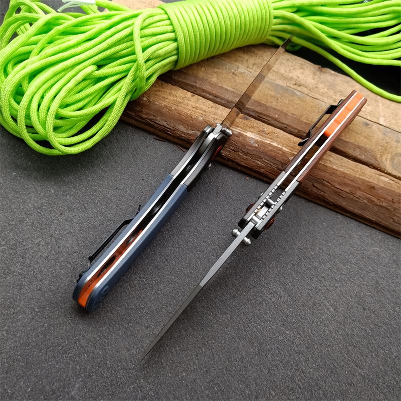 BM15080 G10 Handle and Sandalwood Handle Outdoor Folding Tool