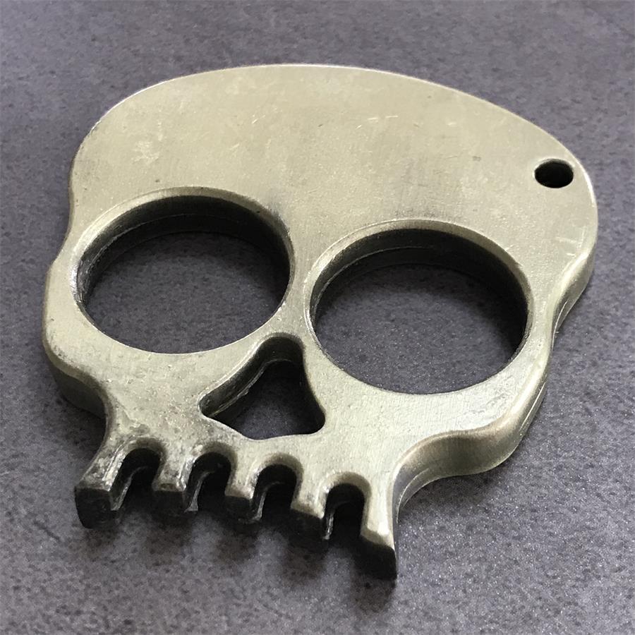 Two-Finger Skull Portable Outdoor EDC Decoration Tool