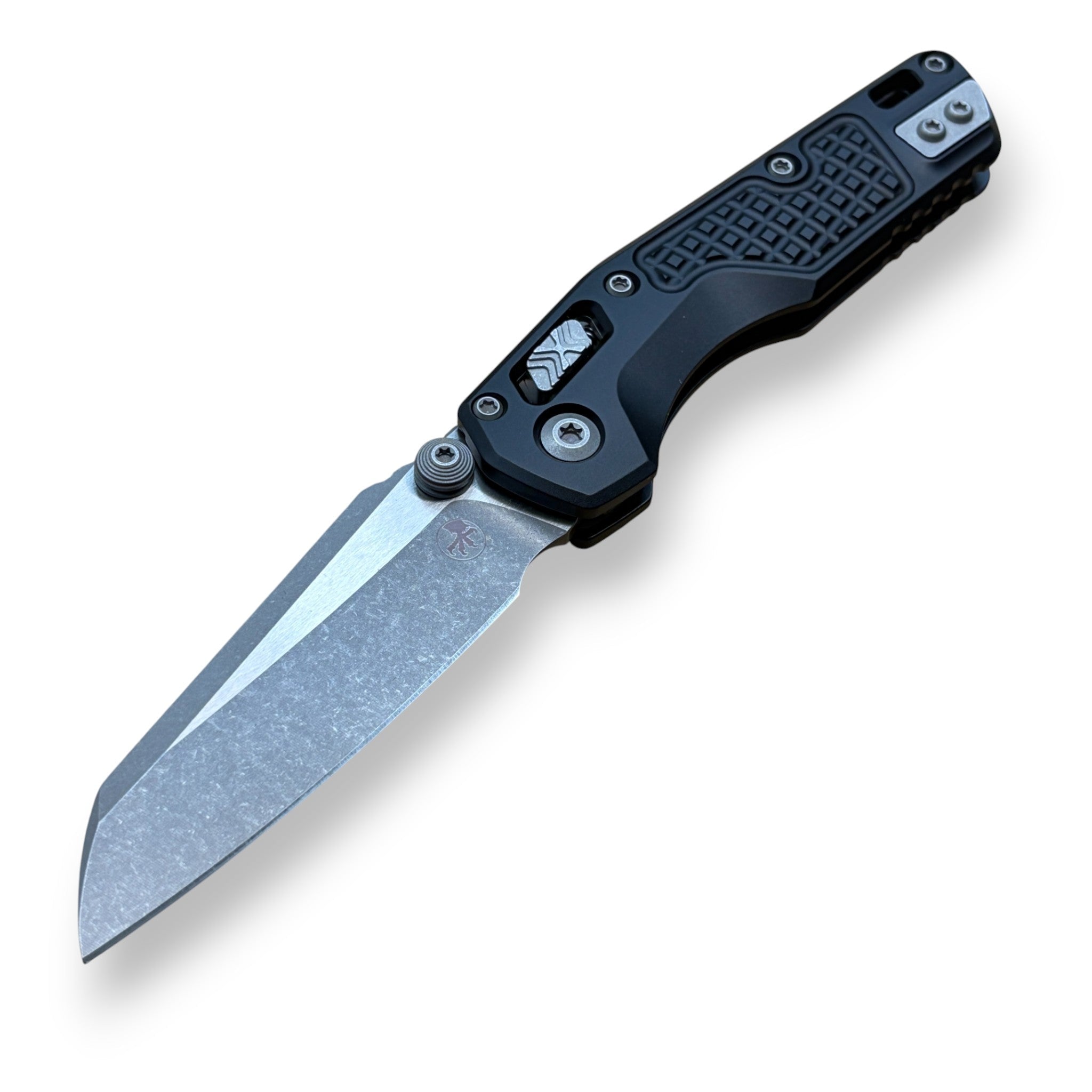 Microtech MSI Mini Folding Knife – Apocalyptic Blade, Frag Aluminum Handle - 210M-10APFR