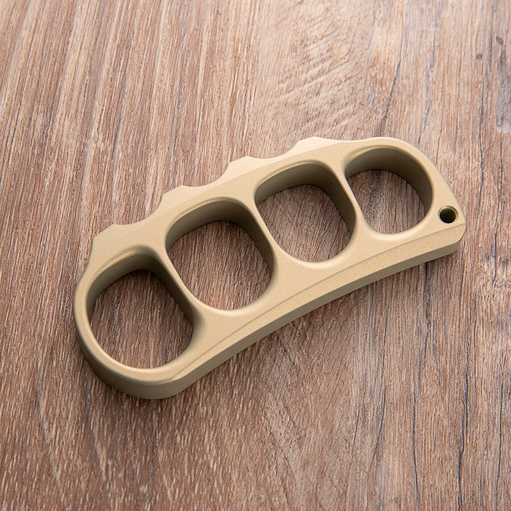 Pea Pods Four Finger Brass Knuckle Rings