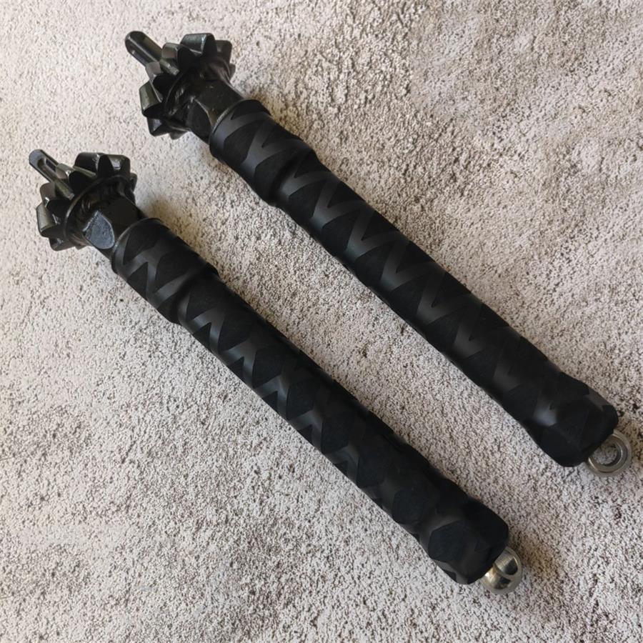 Multifunctional 2-in-1 Rubber Handle 2PCS Black Outdoor Tools