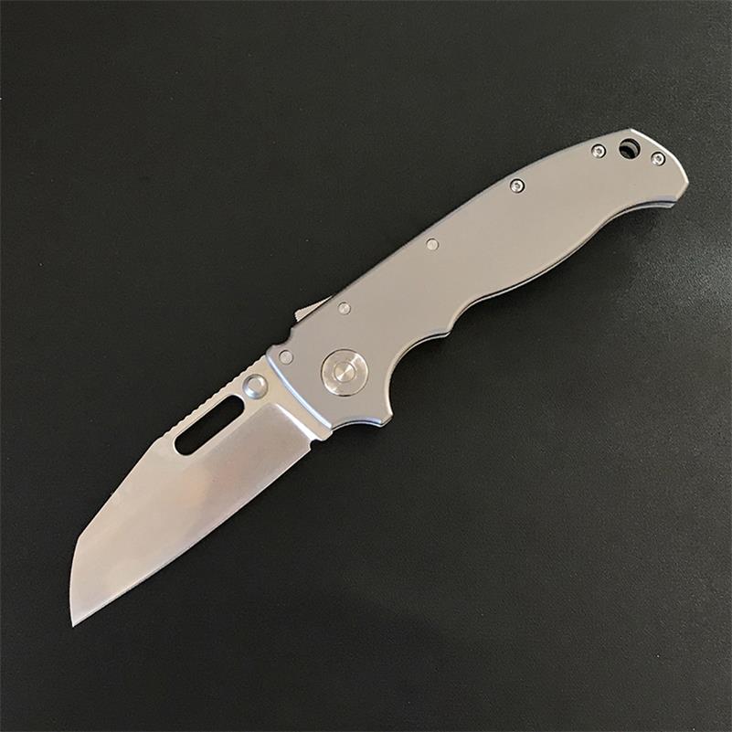 Outdoor Titanium Alloy Folding Silver Pocket Tool