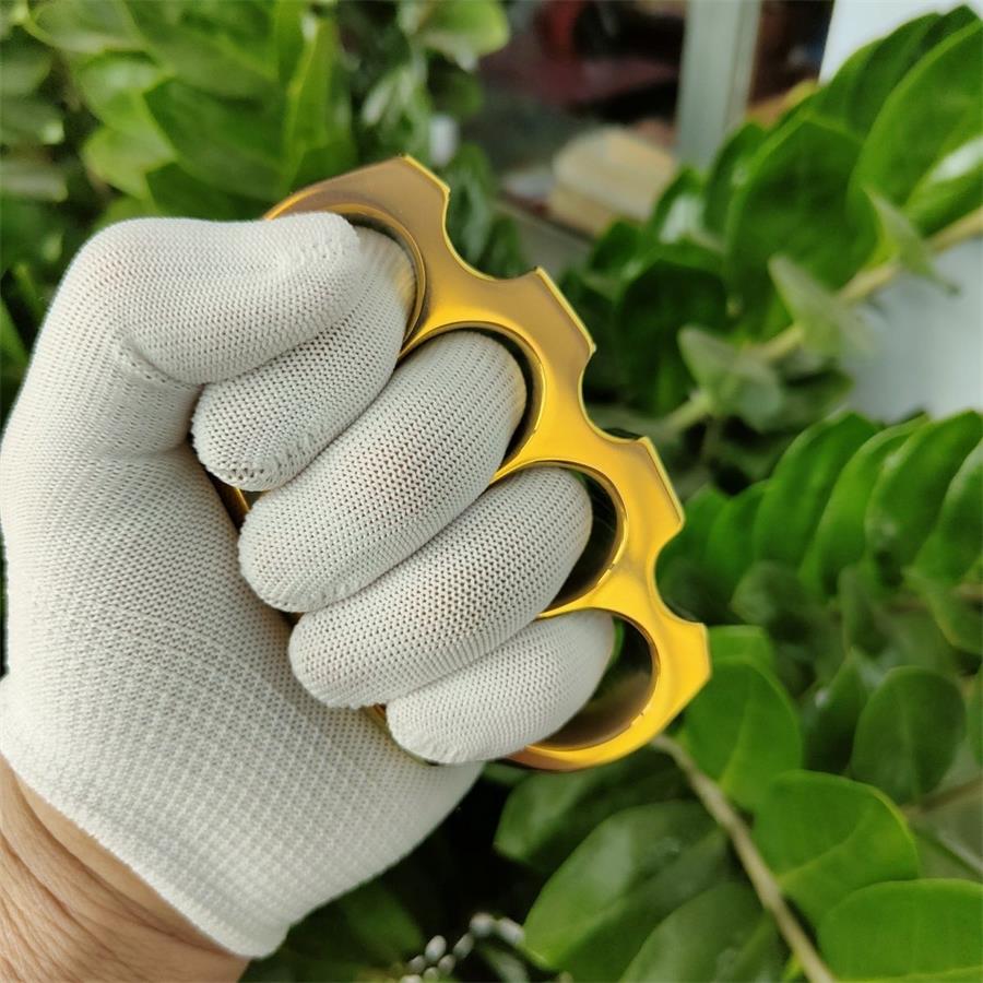 Thickened Classic Anodized Gold-plated Polished Outdoor Large Hole Tool