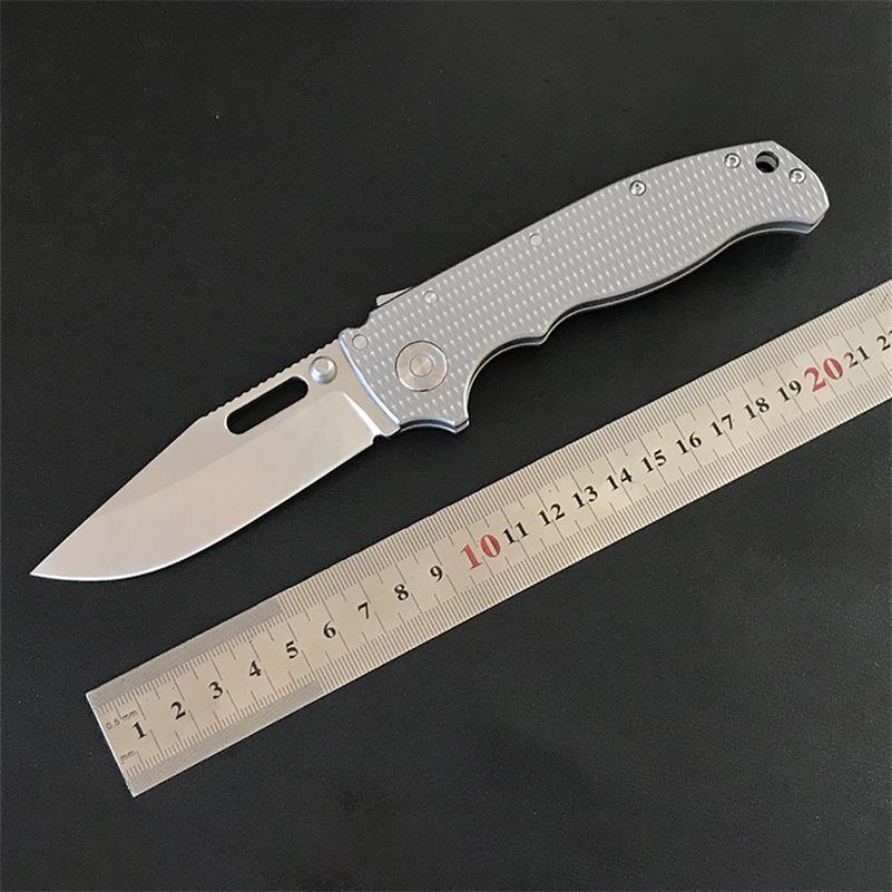 Outdoor Titanium Alloy Folding Silver Pocket Tool