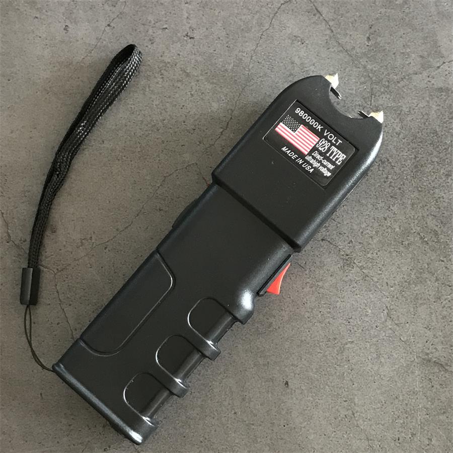 Stun Gun 928 High-power Electric Baton Self-protection Electric Shock Lamp