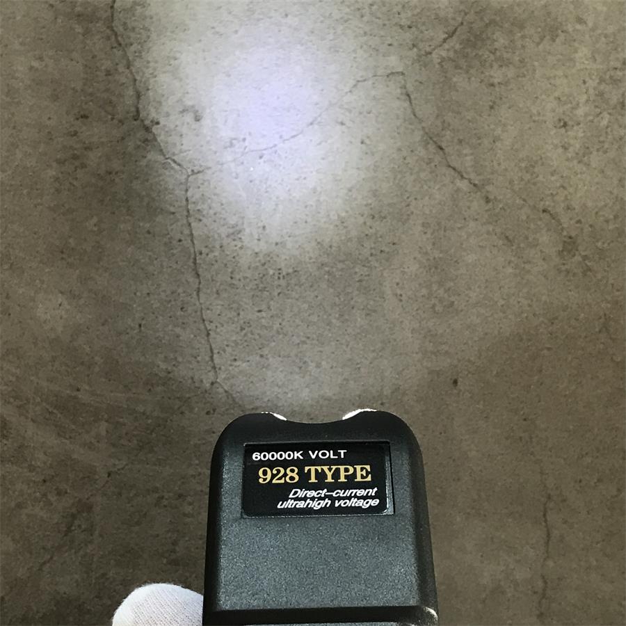 Stun Gun 928 High-power Electric Baton Self-protection Electric Shock Lamp