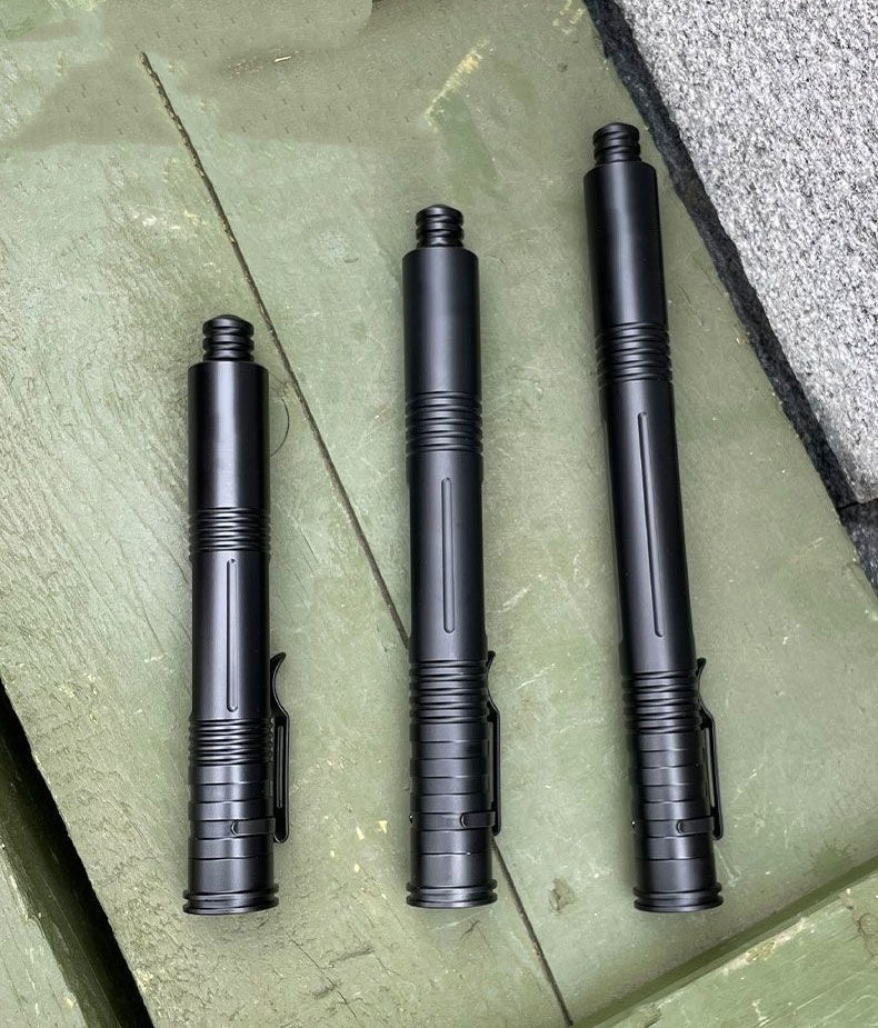 Mini 16-inch mechanical telescopic baton, car self-defense product, self-defense weapon, baton stick