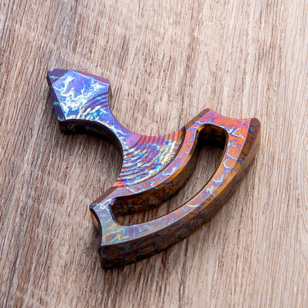 2024 New Titanium Alloy Spiked Brass Knuckles