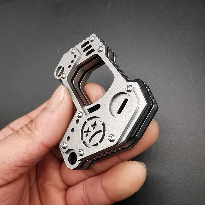 Single Hole Steel Outdoor Carry EDC Portable Tool
