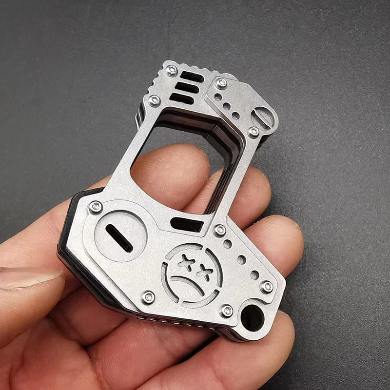 Single Hole Steel Outdoor Carry EDC Portable Tool