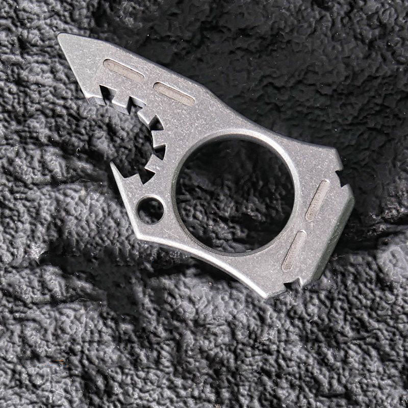 Shark Bottle Opener Outdoor Edc Backpack Keychain Tool