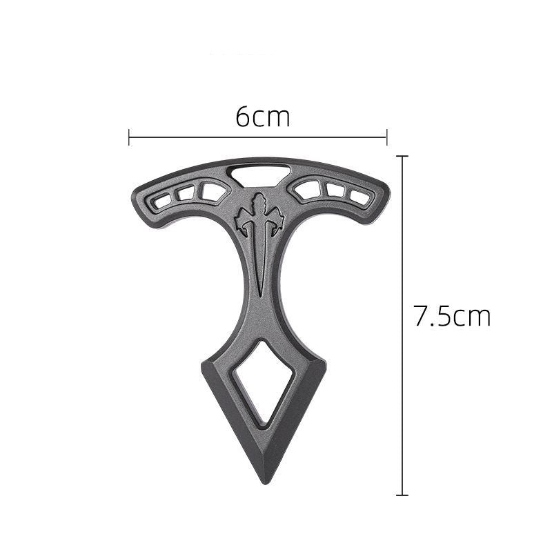 Portable EDC Tool Pendant Keychain with Aviation Painted Surface